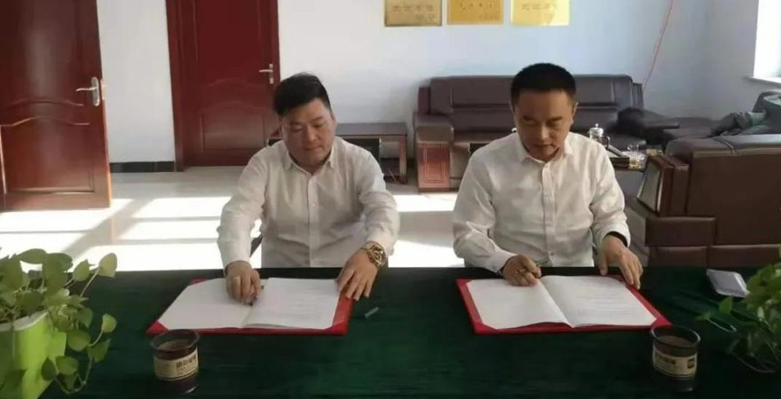 依兰县与抢庄牛牛官网app下载集团秸秆农林废弃物环保基地项目签约